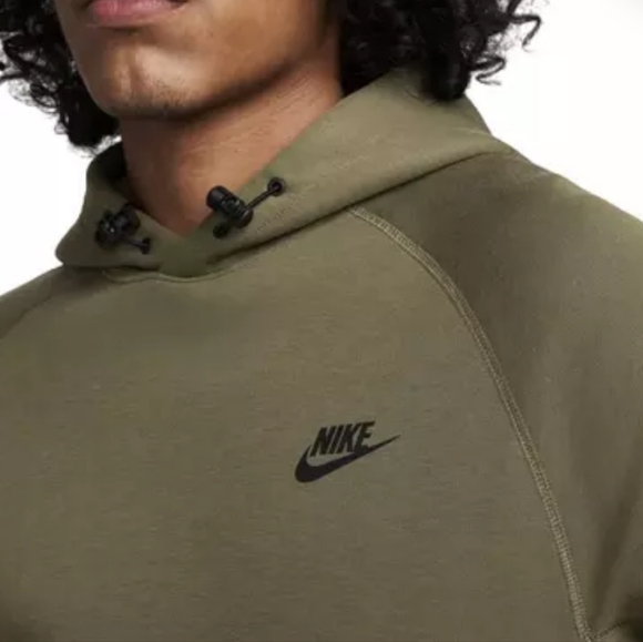 Nike Sportswear Tech Fleece Pullover Hoodie - olive - Picture 2 of 14
